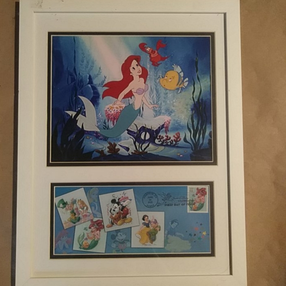 Little Mermaid 1st Day Stamp & Print - Picture 1 of 4